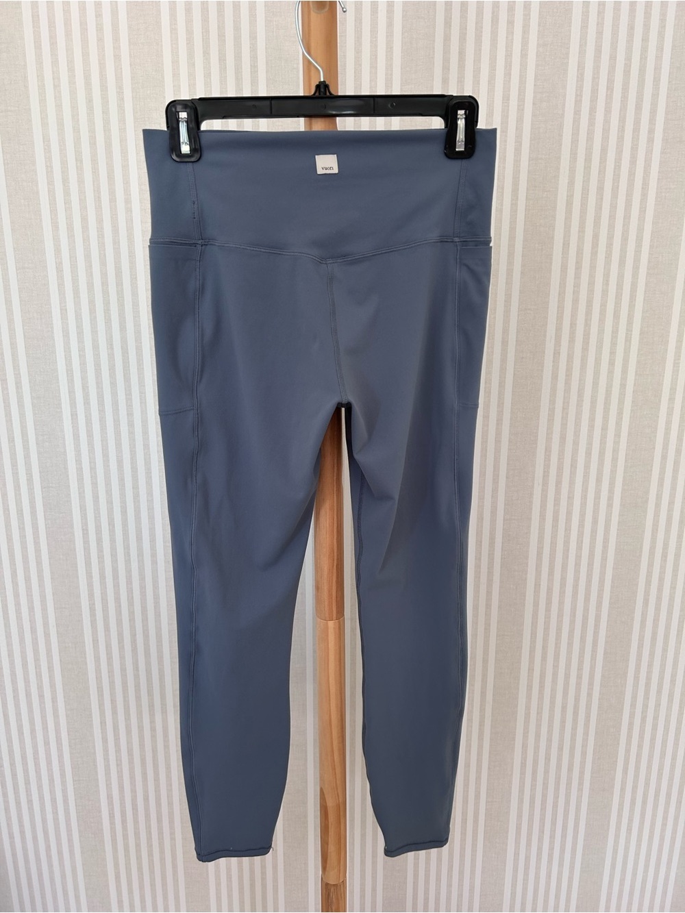 VUORI Studio Pocket High-Rise Performance Leggings Light Azure Blue Size Medium - Picture 5 of 8